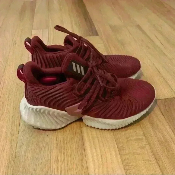 Women’s Adidas Alphabounce Instinct Burgundy Sneakers Continental Soles Size 6.5 - Picture 9 of 10